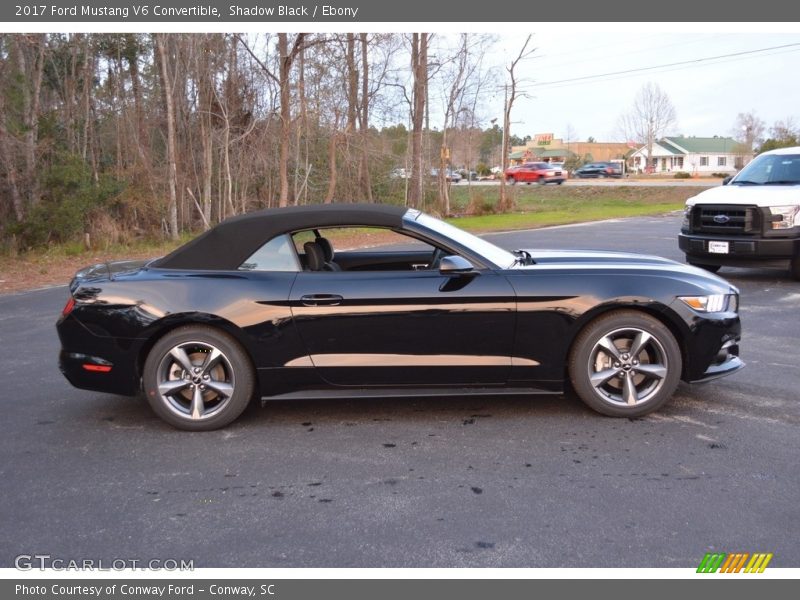  2017 Mustang V6 Convertible Shadow Black