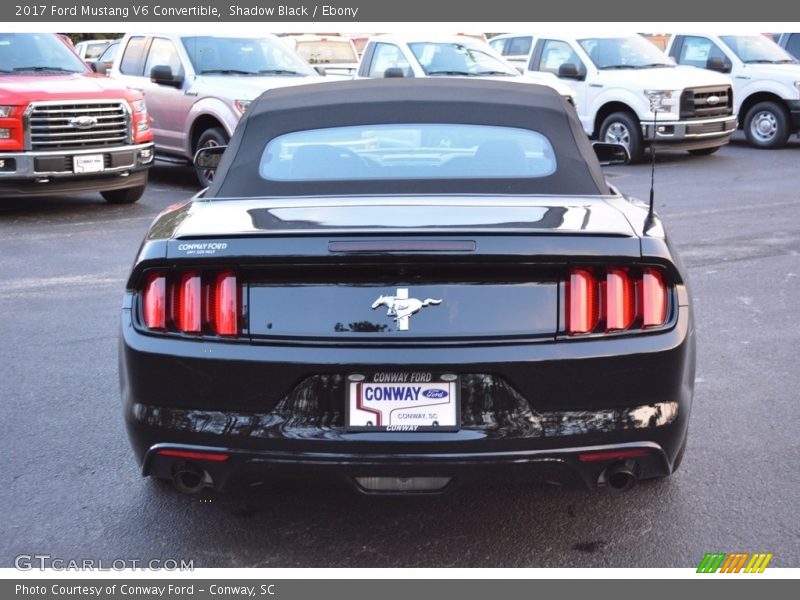 Shadow Black / Ebony 2017 Ford Mustang V6 Convertible