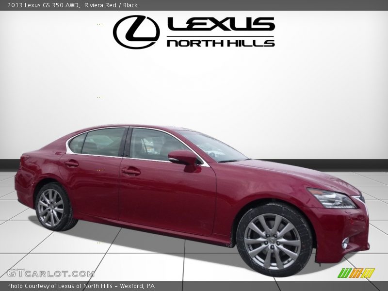 Riviera Red / Black 2013 Lexus GS 350 AWD