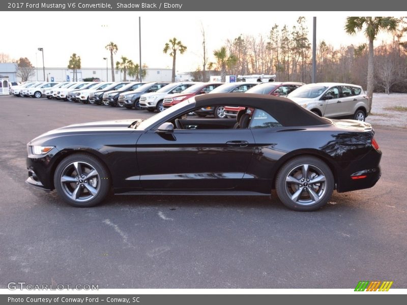 Shadow Black / Ebony 2017 Ford Mustang V6 Convertible