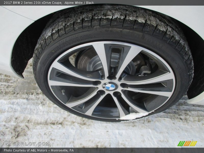 Alpine White / Black 2017 BMW 2 Series 230i xDrive Coupe