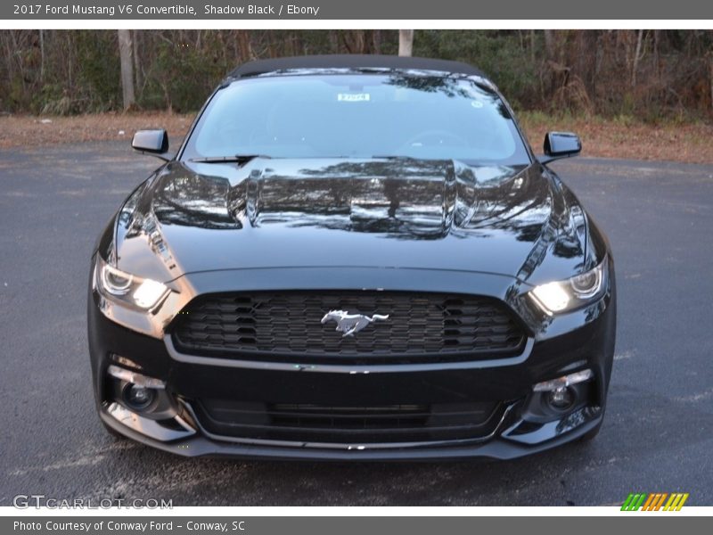 Shadow Black / Ebony 2017 Ford Mustang V6 Convertible