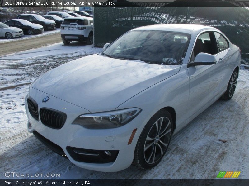 Alpine White / Black 2017 BMW 2 Series 230i xDrive Coupe