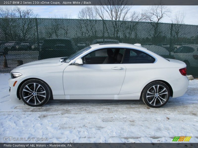 Alpine White / Black 2017 BMW 2 Series 230i xDrive Coupe