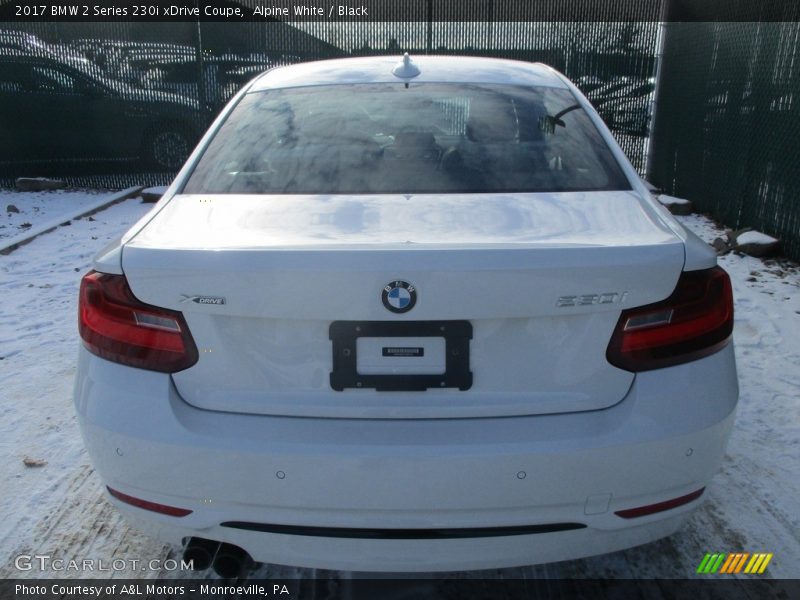 Alpine White / Black 2017 BMW 2 Series 230i xDrive Coupe
