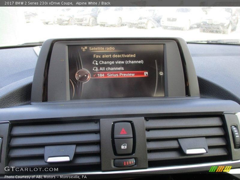 Alpine White / Black 2017 BMW 2 Series 230i xDrive Coupe