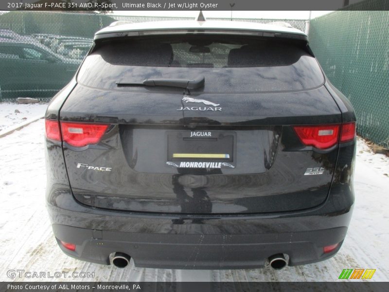 Ultimate Black / Jet w/Light Oyster 2017 Jaguar F-PACE 35t AWD R-Sport