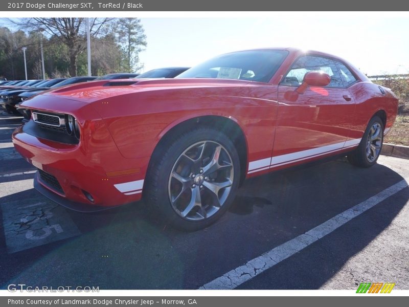 TorRed / Black 2017 Dodge Challenger SXT