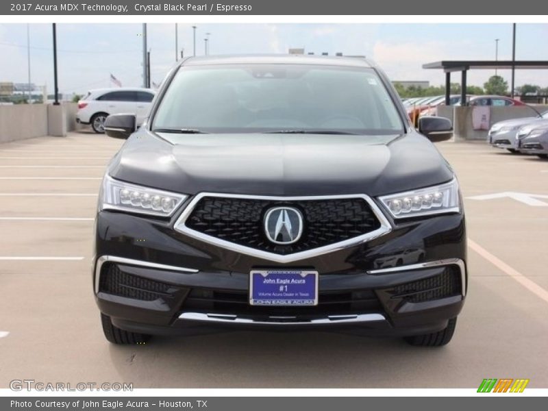 Crystal Black Pearl / Espresso 2017 Acura MDX Technology