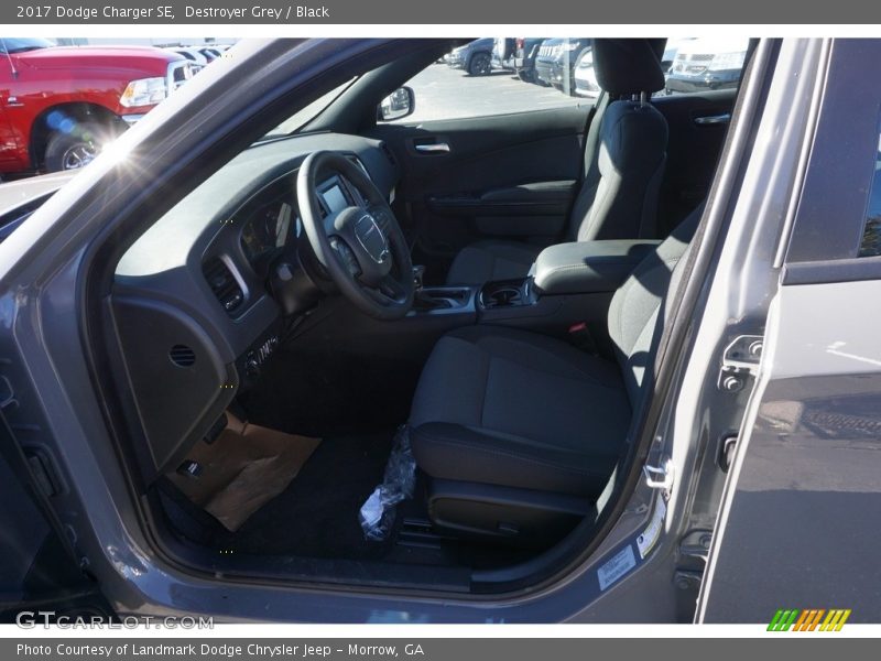 Destroyer Grey / Black 2017 Dodge Charger SE