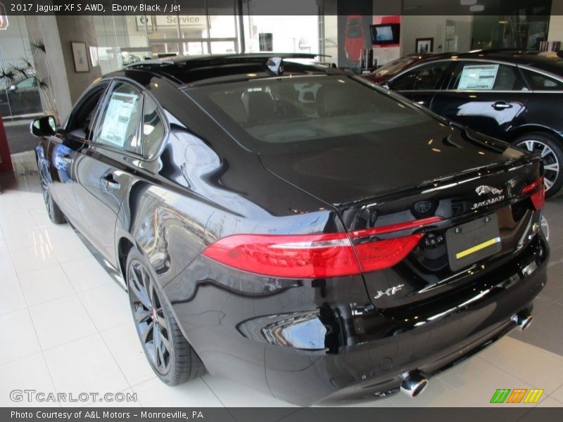 Ebony Black / Jet 2017 Jaguar XF S AWD