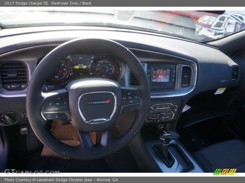 Destroyer Grey / Black 2017 Dodge Charger SE