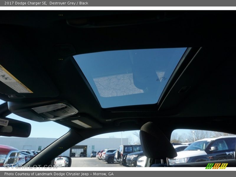 Destroyer Grey / Black 2017 Dodge Charger SE