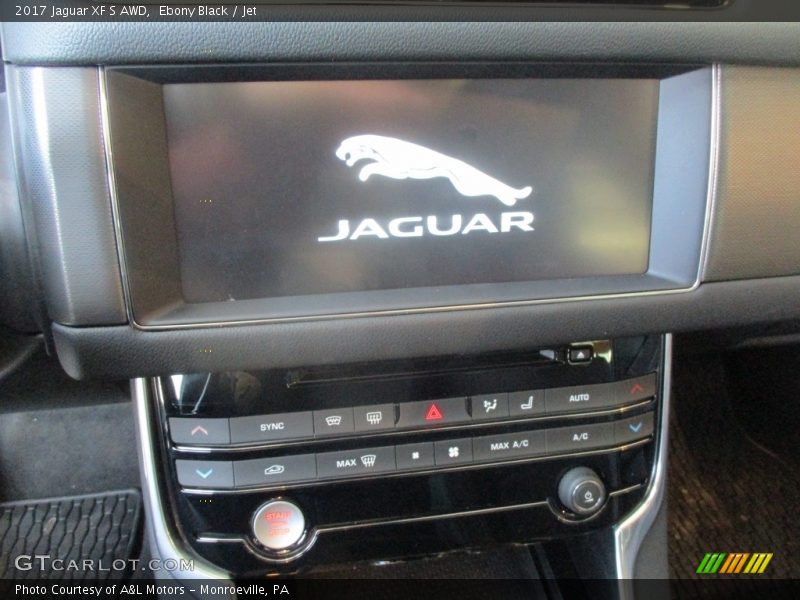 Ebony Black / Jet 2017 Jaguar XF S AWD