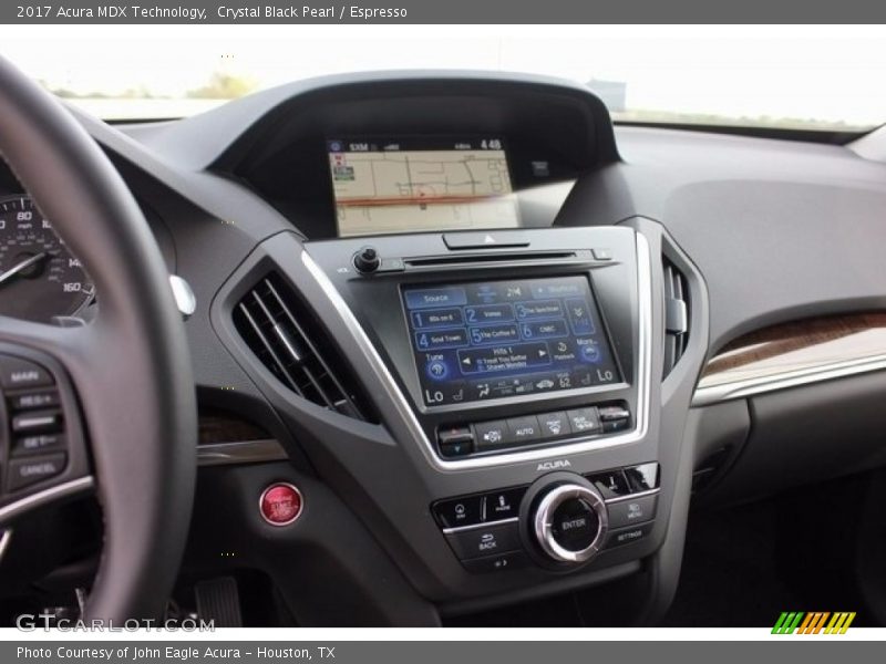 Crystal Black Pearl / Espresso 2017 Acura MDX Technology