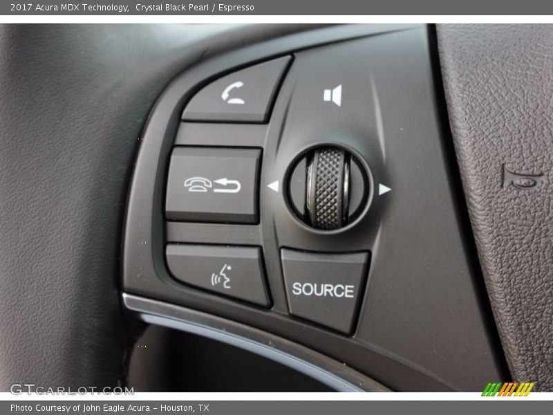 Crystal Black Pearl / Espresso 2017 Acura MDX Technology