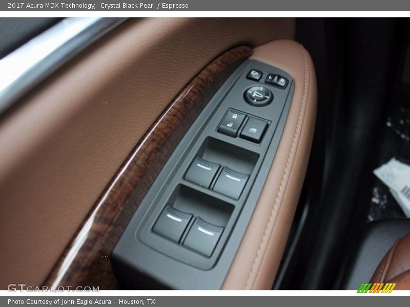 Crystal Black Pearl / Espresso 2017 Acura MDX Technology