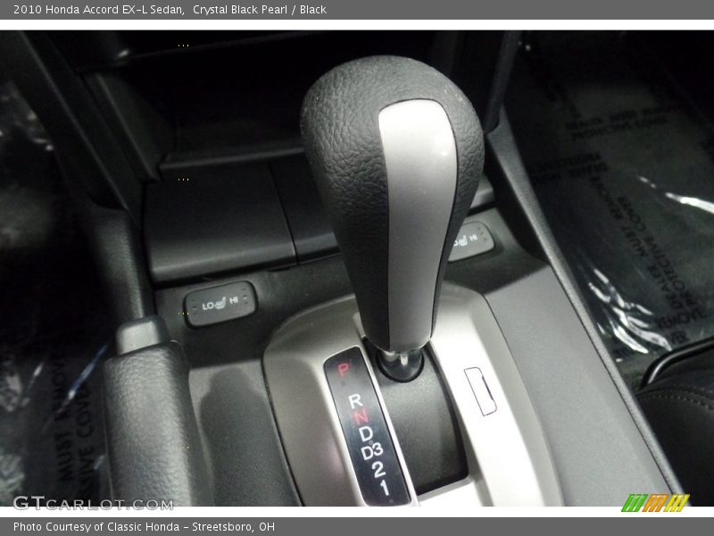 Crystal Black Pearl / Black 2010 Honda Accord EX-L Sedan