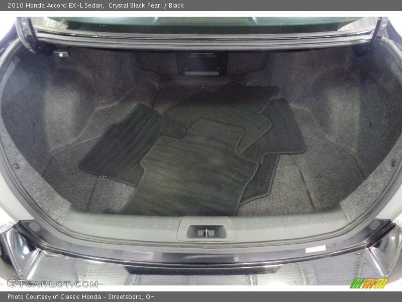 Crystal Black Pearl / Black 2010 Honda Accord EX-L Sedan