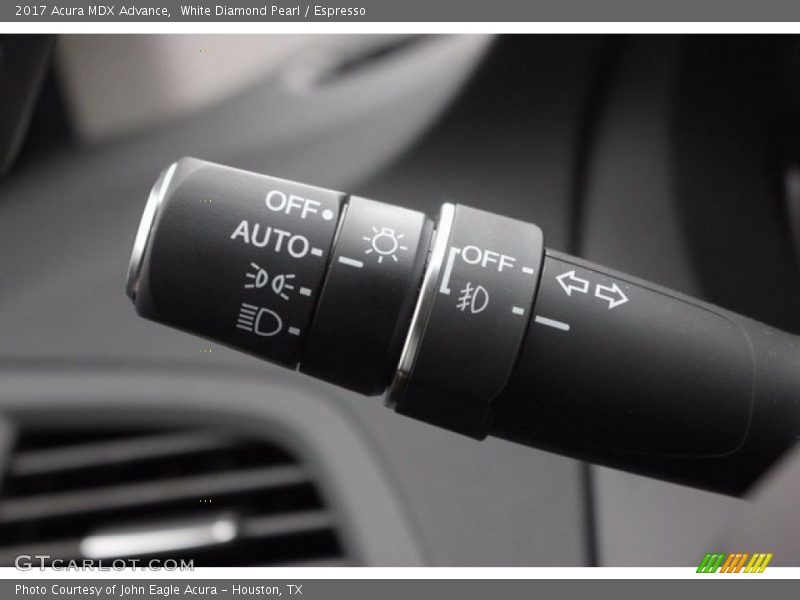 Controls of 2017 MDX Advance