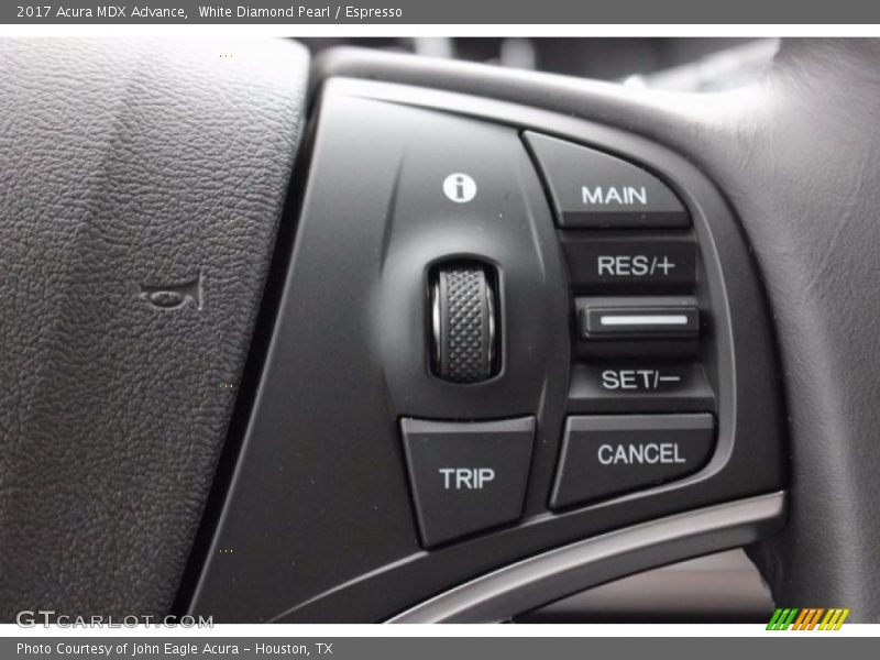 Controls of 2017 MDX Advance