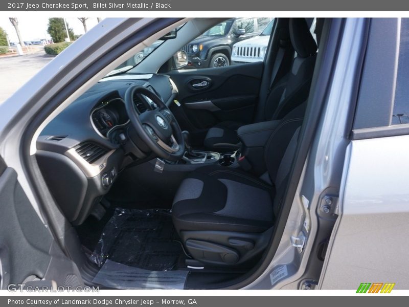 Billet Silver Metallic / Black 2017 Jeep Cherokee Sport
