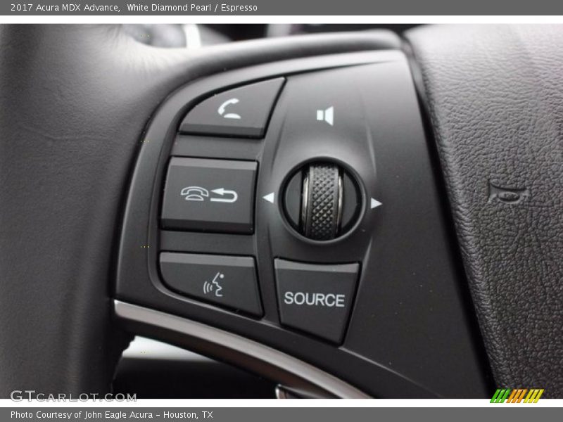 Controls of 2017 MDX Advance