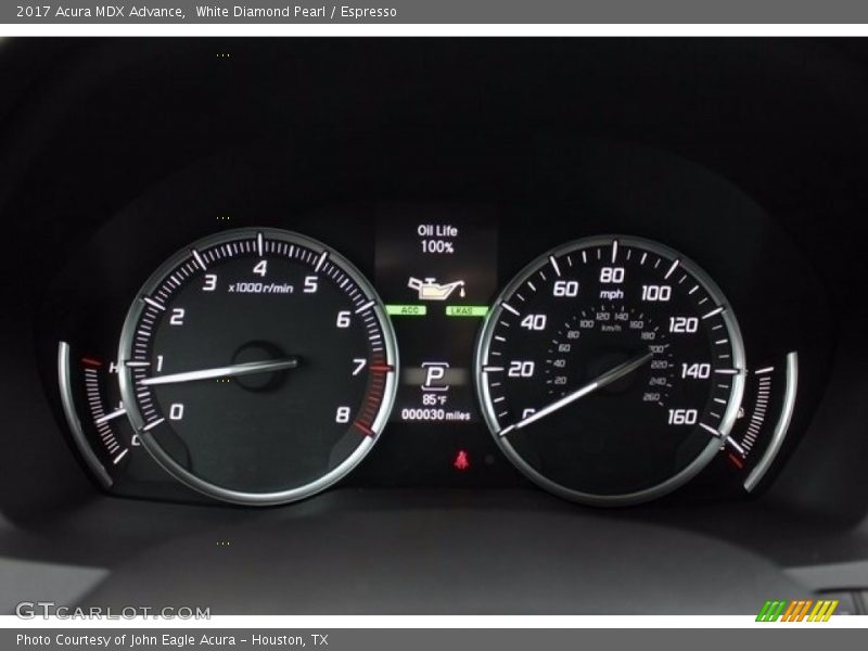  2017 MDX Advance Advance Gauges