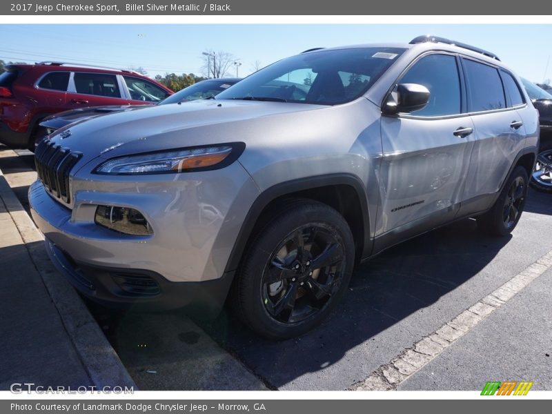 Billet Silver Metallic / Black 2017 Jeep Cherokee Sport