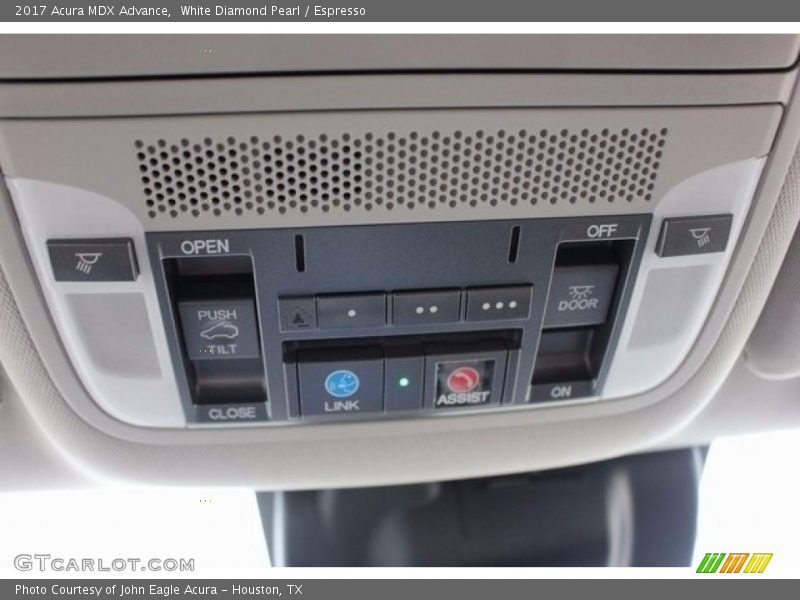 White Diamond Pearl / Espresso 2017 Acura MDX Advance