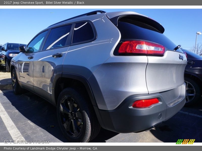 Billet Silver Metallic / Black 2017 Jeep Cherokee Sport