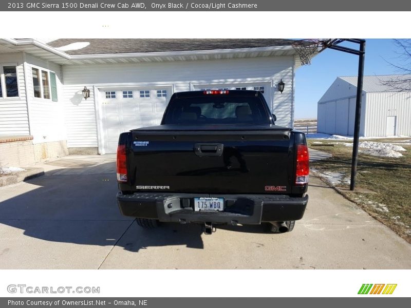 Onyx Black / Cocoa/Light Cashmere 2013 GMC Sierra 1500 Denali Crew Cab AWD