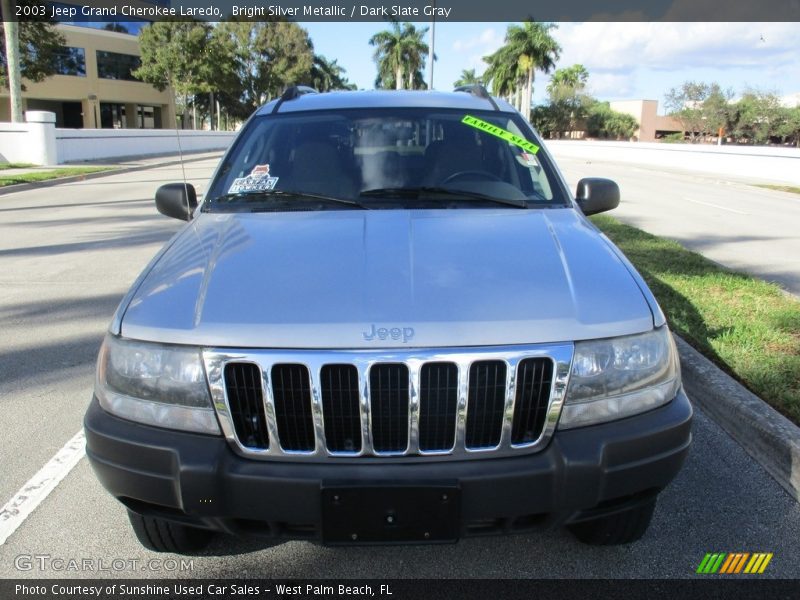 Bright Silver Metallic / Dark Slate Gray 2003 Jeep Grand Cherokee Laredo