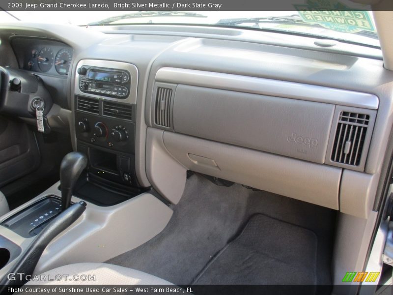 Bright Silver Metallic / Dark Slate Gray 2003 Jeep Grand Cherokee Laredo