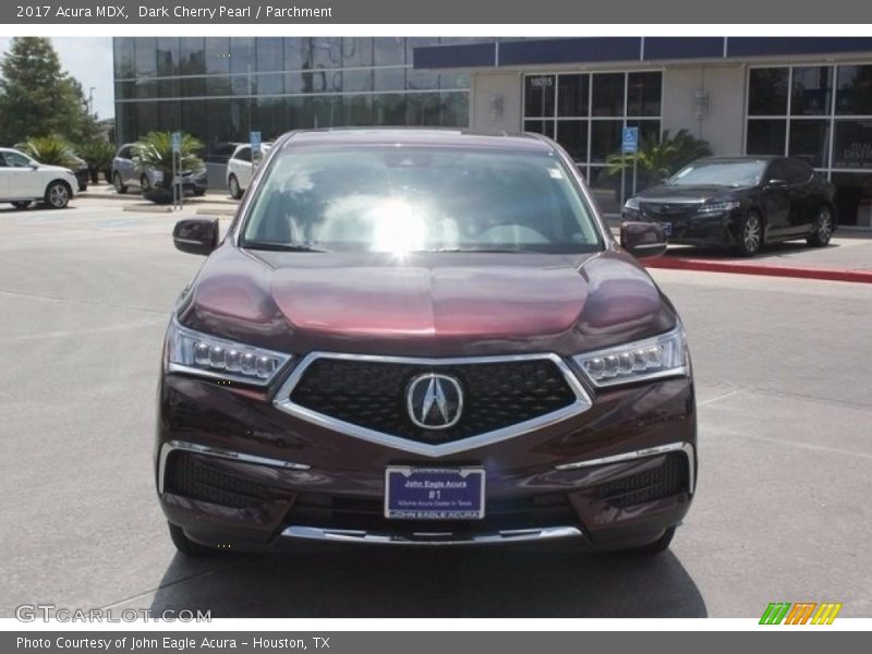 Dark Cherry Pearl / Parchment 2017 Acura MDX