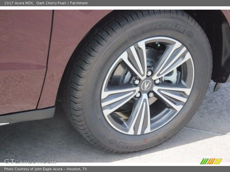 Dark Cherry Pearl / Parchment 2017 Acura MDX