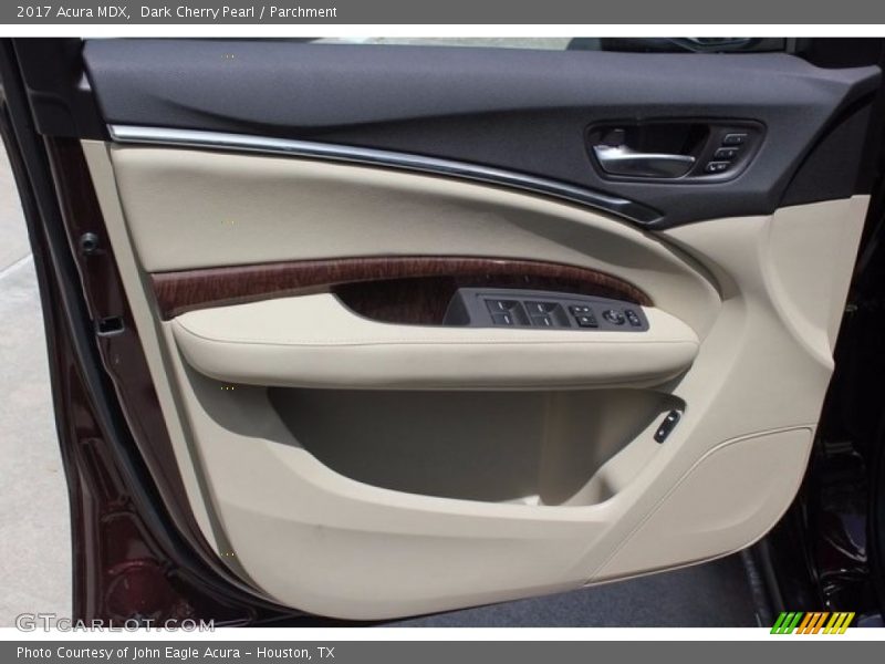 Dark Cherry Pearl / Parchment 2017 Acura MDX