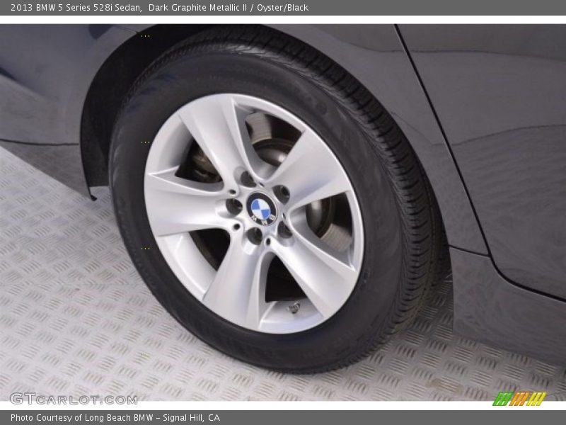 Dark Graphite Metallic II / Oyster/Black 2013 BMW 5 Series 528i Sedan