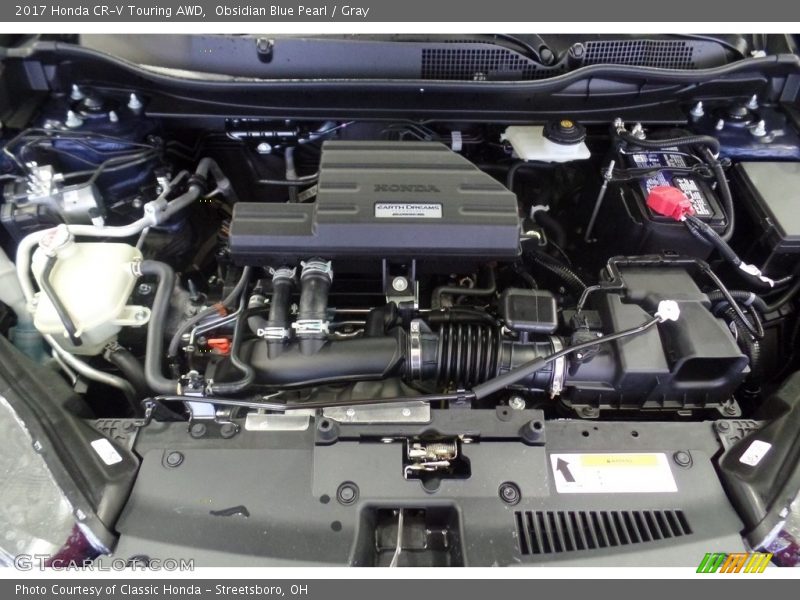  2017 CR-V Touring AWD Engine - 1.5 Liter Turbocharged DOHC 16-Valve 4 Cylinder