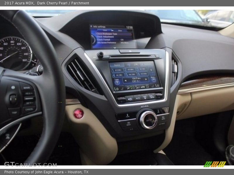 Dark Cherry Pearl / Parchment 2017 Acura MDX