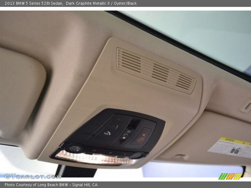 Dark Graphite Metallic II / Oyster/Black 2013 BMW 5 Series 528i Sedan
