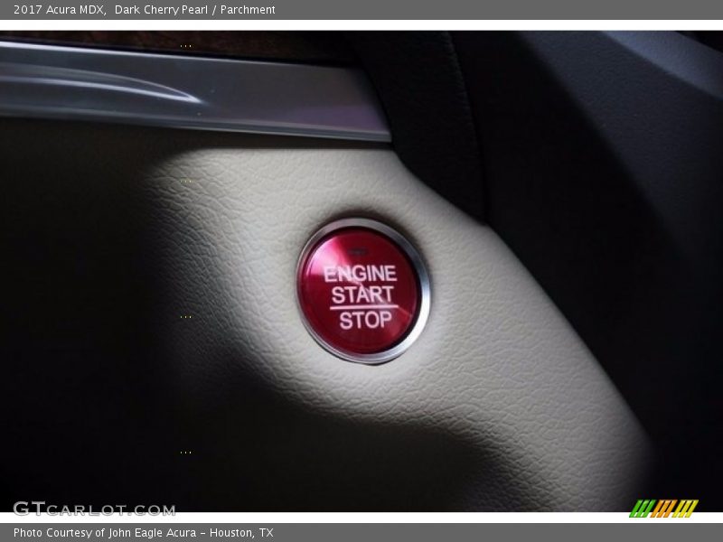 Dark Cherry Pearl / Parchment 2017 Acura MDX