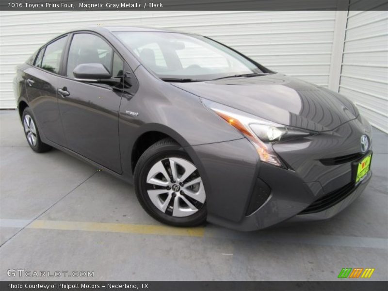 Magnetic Gray Metallic / Black 2016 Toyota Prius Four