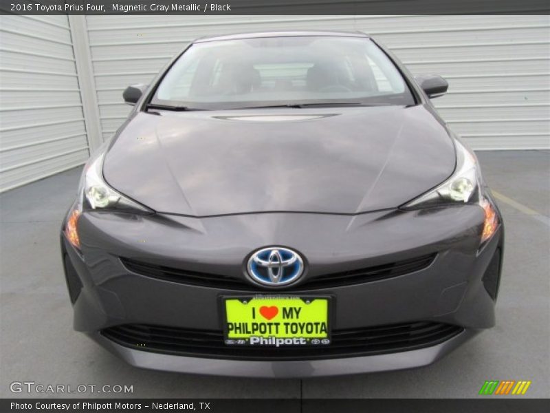 Magnetic Gray Metallic / Black 2016 Toyota Prius Four