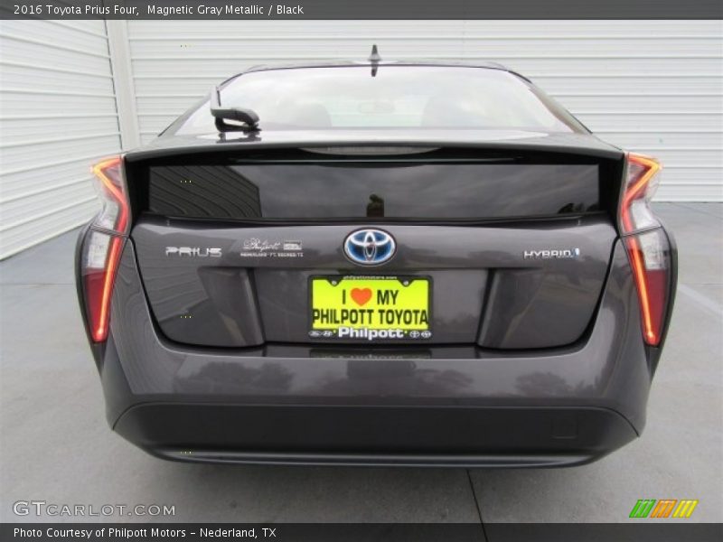 Magnetic Gray Metallic / Black 2016 Toyota Prius Four
