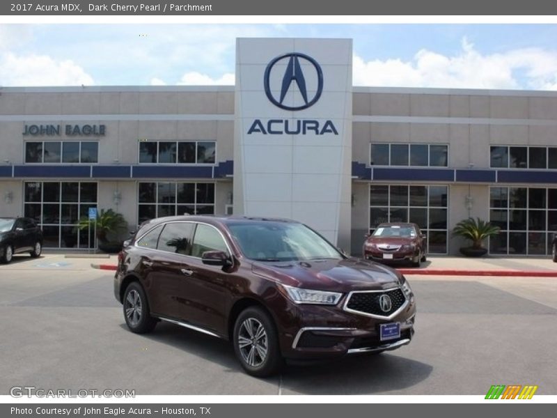 Dark Cherry Pearl / Parchment 2017 Acura MDX