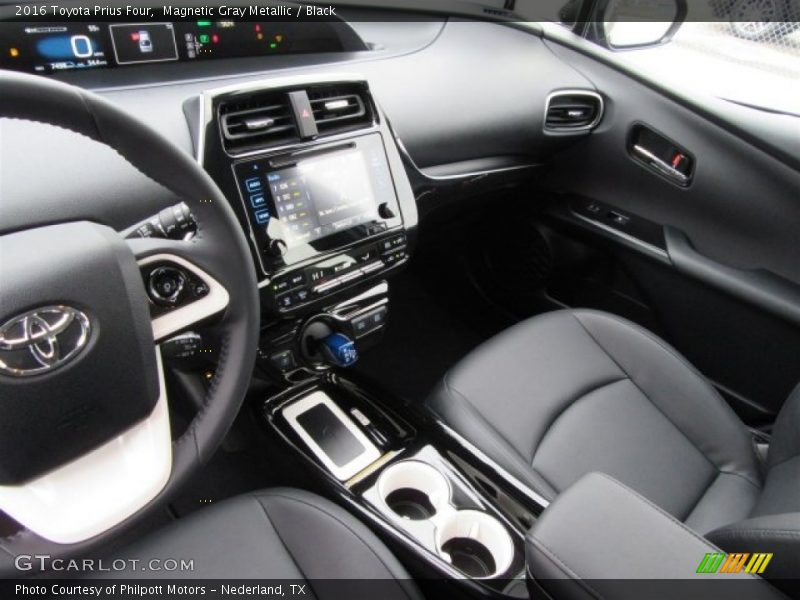 Magnetic Gray Metallic / Black 2016 Toyota Prius Four