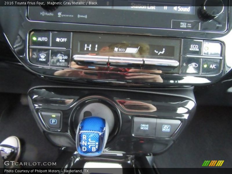Magnetic Gray Metallic / Black 2016 Toyota Prius Four