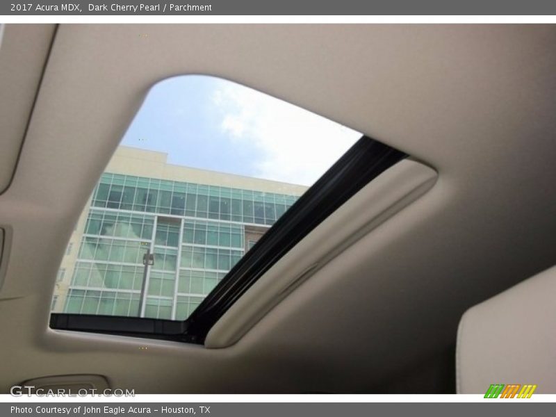 Dark Cherry Pearl / Parchment 2017 Acura MDX