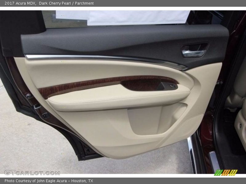 Dark Cherry Pearl / Parchment 2017 Acura MDX
